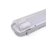 Noxion Pantalla LED Estanca Alojamiento Poseidon V2.0 incl. 2x Noxion Tubo LED T8 Standard Output 15W 2x1800lm - 830 Luz Cálida | 120cm