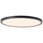 Brilliant Tuco Luz de techo Plástico Negro Blanco 19W 2700lm - 827 Luz Muy Cálida | 294mm - 3 Pasos Regulable