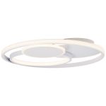 Brilliant Runda Luz de techo Metal Silicone Blanco 45W 5200lm - 830-865 CCT | 500mm - Mando A Distancia Regulable