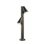 SLV T-Tubo Aluminium Negro | Apta para 2x GU10