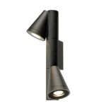 SLV T-Tubo Aluminium Negro | Apta para 2x GU10