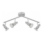 Ledvance Foco LED GU10 Aluminium 4x 3W - 827 Luz muy Cálida 