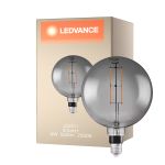 Ledvance Smart+ E27 Globe Classic con Filamento Ahumada 6W 430lm - 825 Luz muy Cálida | Regulable - Reemplazo 40W