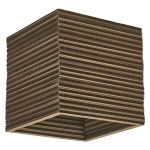 Ledvance Decor Pared y Luz de techo Cuadrado Marrón | Apta para 1x E27