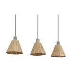 Ledvance LED Colgante De Luz Decor Ratán Lineal Marrón | Apta para 3x E27