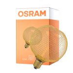 Osram Decor Spiral E27 Globe Con Filamento Oro 3.5W 170lm - 818 Luz Muy Cálida | Regulable - Reemplazo 15W