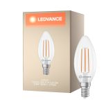 Ledvance Classic LED E14 Vela Con Filamento Clara 3.8W 806lm - 827 Luz Muy Cálida | Reemplazo 60W