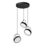 Ledvance Decor Disco Colgante De Luz Negro 36W 1250lm - 930 Luz Cálida | 540mm - Mejor Reproducción De Color