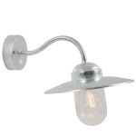 Nordlux Luxembourg Luz De Pared Acero y Vidrio Gris | IP54 - Apta para E27