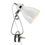 Nordlux Lámpara De Mesa Cyclone Clamp Metal Blanco | Apta para 1x E14