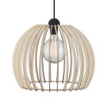 Nordlux Colgante de luz Chino 40 E27 Marrón - Madera | Max. 60W