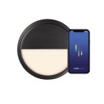 Nordlux Ava Smart Plafón LED Techo/Pared Negro 9.5W 600lm 159D - 827 Luz muy Cálida | Regulable - IP54