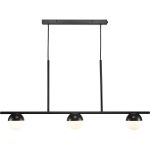 Nordlux Contina Colgante De Luz Metal 3-Foco Negro | Apta para 3x G9