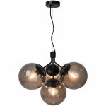 Nordlux Colgante de luz Ivona 4x E27 Negro - Metal | Max. 28W