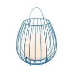 Nordlux Lámpara De Mesa Jim To-Go Portable Batería Azul 3W 300lm - 827 Luz Muy Cálida | 3 Pasos Regulable 