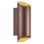 Nordlux Nico Luz De Pared Aluminium Oxidado Up & Down | IP54 - Apta para 2x GU10