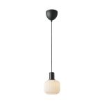 Nordlux Milford Mini Negro Colgante De Luz Vidrio Negro | Apta para 1x E27