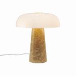 DFTP by Nordlux Lámpara De Mesa Glossy Mármol y Vidrio Beige | 220mm - Apta para 1x E14