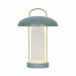Nordlux Lámpara De Mesa Mirano Metal y Vidrio Verde 3W 150lm - 830 Luz Cálida | 3 Pasos Regulable
