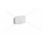 Emibig Luz De Pared Frost Acero Blanco | Apta para 1x G9 - Max 8W