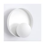 Emibig Luz De Pared Kido Acero Blanco | Apta para 1x G9 - Max 8W