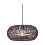 Good&Mojo Colgante De Luz Arizona Rattan Burgundy S | Apta para 1x E27 