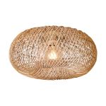 Good&Mojo Luz de techo Arizona Rattan Natural S | Apta para 1x E27 