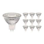 Multipack 10x Noxion Foco LED GU5.3 MR16 4.4W 345lm 36D - 840 Blanco Frio | Regulable - Reemplazo 35W