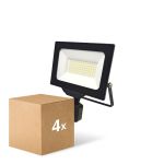 Multipack 4x Noxion Proyector LED Beamy G3 50W 5500lm 110D - 840 Blanco Frio | IP44 - Sensor de Movimiento y Luz - Simétrico
