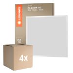 Multipack 4x Ledvance Panel LED Compacto Aluminium Blanco 33W 3630lm - 840 Blanco Frio | 60x60cm