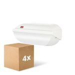 Multipack 4x  Philips LED Seguridad Coreline BWC110 Blanco 9W 900lm - 830 Luz Cálida | 242x110mm - IP54 - Sensor De Luz