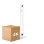 Multipack 4x Osram LED Line S19 9W 830lm - 827 Luz Muy Cálida | Reemplazo 60W