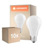 Multipack 10x Ledvance Classic LED E27 Pera con Filamento Mate 17W 2452lm - 827 Luz muy Cálida | Reemplazo 150W