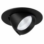 Noxion Foco LED Forza V2 Aluminium Negro 28/32/36/40W - 3300/3700/4100/4500lm 36D - 930-940-957 CCT | 160mm - Recorte 145mm - Mejor Reproducción De Color