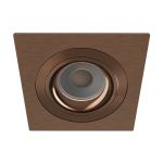 Noxion Empotrado Foco Boxi MR16 Ajustable Textura & Brillante Oro | Recorte 80mm - IP20 - Incl. GU10 Casquillo