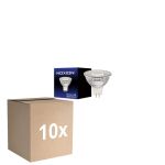 Multipack 10x Noxion Foco LED GU5.3 PAR16 4.4W 345lm 36D - 830 Luz Cálida | Regulable - Reemplazo 35W