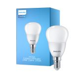 Philips Corepro LED Lustre E14 Esférica Mate 2.8W 250lm - 827 Luz muy Cálida | Reemplazo 25W