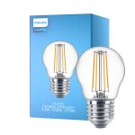Philips Corepro LED Lustre E27 Esférica con Filamento Clara 4.3W 470lm - 827 Luz muy Cálida | Reemplazo 40W
