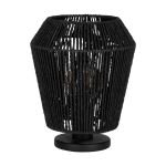 Eglo Lámpara De Mesa Persley Acero Negro | IP20 - Apta para 1x E27 