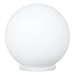 Eglo Lámpara De Mesa Rondo Plástico Blanco | Apta para 1x E27