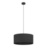 Eglo Colgante De Luz Maserlo 1 Acero Negro | Apta para E27