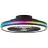 Brilliant Palmero Ventilador De Techo Plástico Metal Negro 36W 5000lm - 827-865 CCT | 466mm - Mando A Distancia Regulable