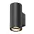 SLV Asto Aluminium Negro | Apta para 1x GU10