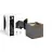 D'Lite Luz De Pared Elingen Aluminium Negro Up & Down 4.9W 480lm - 830 Luz Cálida | IP65 - Sensor De Luz
