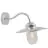 Nordlux Luxembourg Luz De Pared Acero y Vidrio Gris - Zona costera | IP54 - Apta para E27