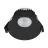 Nordlux Downlight Albric Aluminium Negro 8W 590lm 38D - 927 | 90mm - IP44 - Mejor Reproducción De Color - Regulable