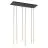 Emibig Colgante De Luz Selter Acero Negro | Apta para 6x G9 - Max 8W