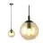 Emibig Colgante De Luz Cosmo Acero Negro | Apta para 1x E14 - Max 10W