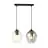 Emibig Colgante De Luz Istar Acero Negro | Apta para 2x E27 - Max 10W