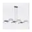 Emibig Colgante De Luz Drumz Acero Gris | Apta para 6x E14 - Max 10W